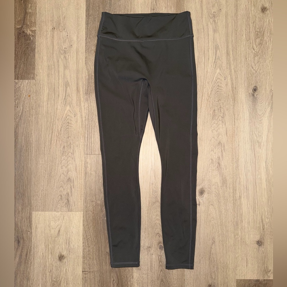 Fabletics Motion365+ High Rise dark gray charcoal Leggings Size M Athletic Yoga
